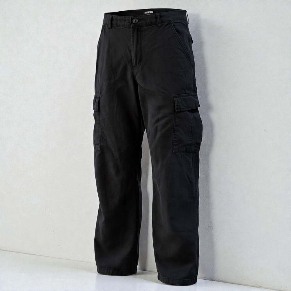 RSQ Loose Fit Cargo Pants Black 28x30